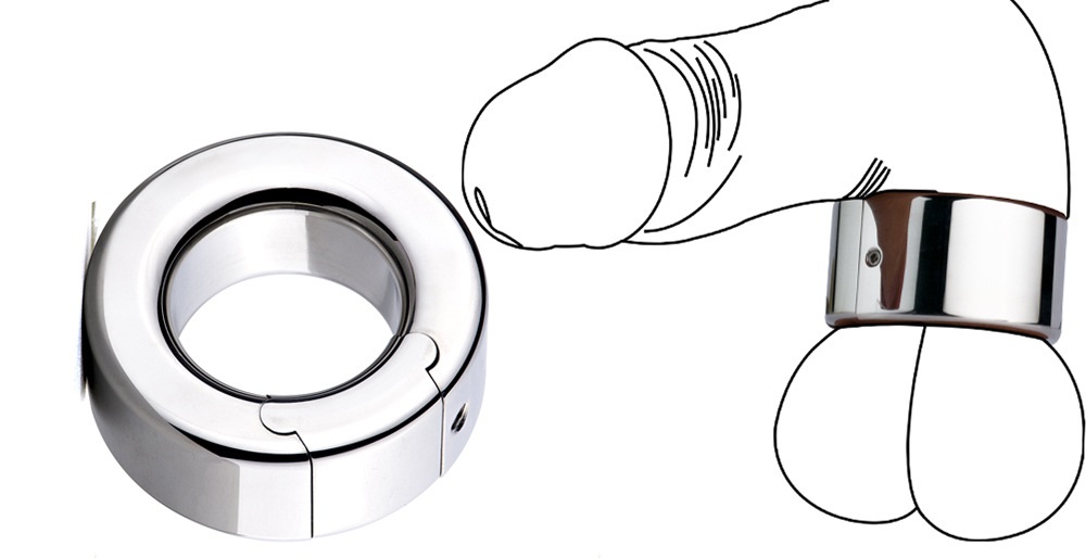 Material: 304 Stainless steel
Inner diameter: 28mm
Outer dia... FAAK - Testicular Ring - Silver - S photo-3
