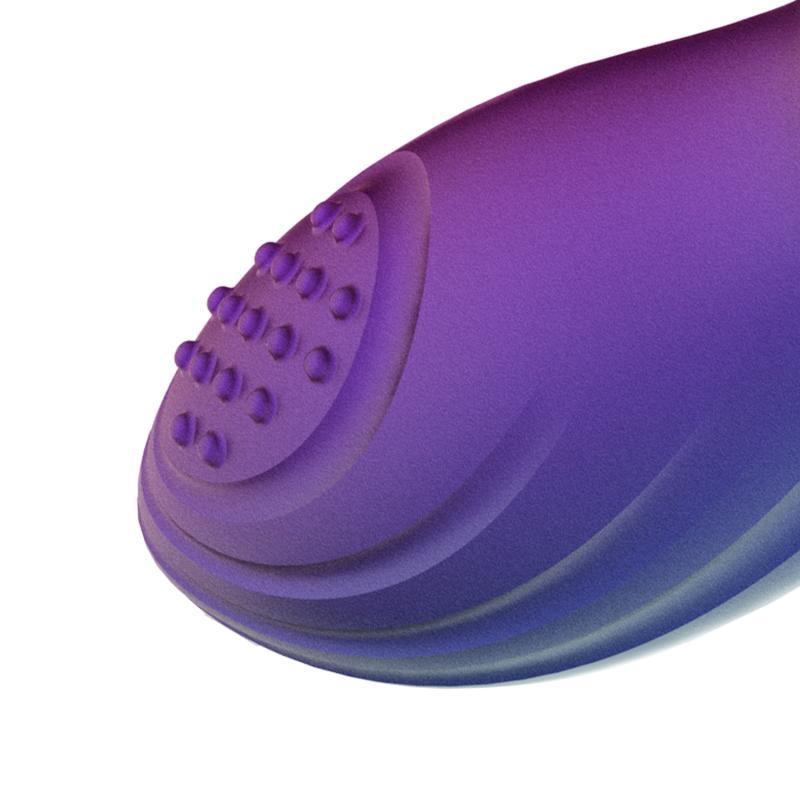Experience optimal stimulation with this stylish tapping but... Hueman - Tapping Butt Plug - Purple photo-7