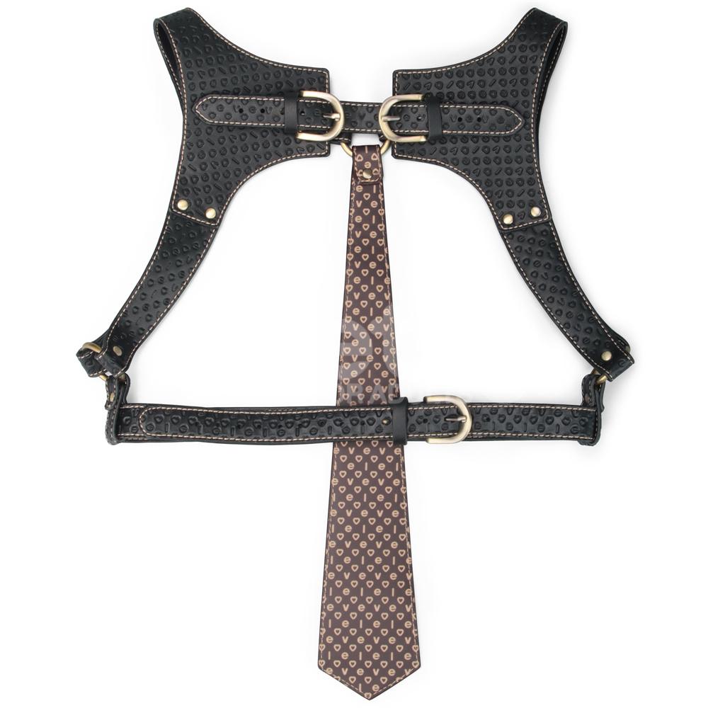 Unleash the essence of edgy luxury with our Rebellion Reign ... Lovetoy - Rebellion Reign Full Body Harness - Black photo-3