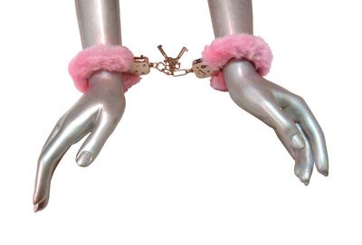 Submit, comply, and consent to a sexual unfolding as your lo... Frisky - Fur Lined Handcuffs - Pink photo-2