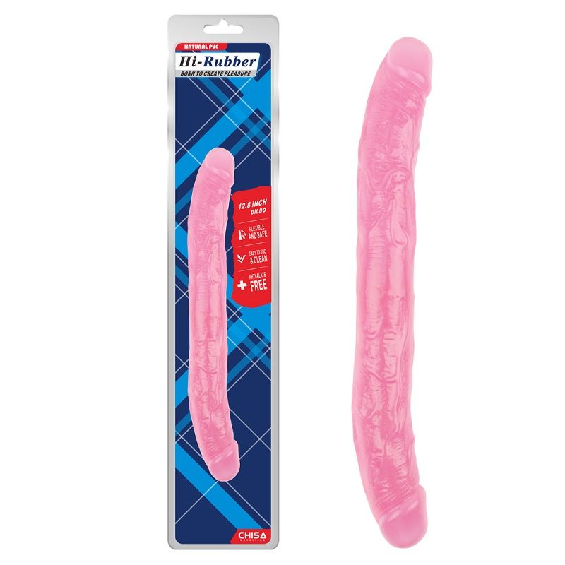 Chisa - 12.8″ Duoble Dildo - Pink Chisa - 12.8″ Duoble Dildo - Pink photo-3