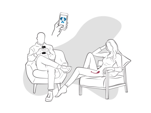 Stylish double toy from Adrien Lastic featuring a vibrating ... Adrien Lastic - Inspiration App Controlled Egg & Stimulator - Red photo-12