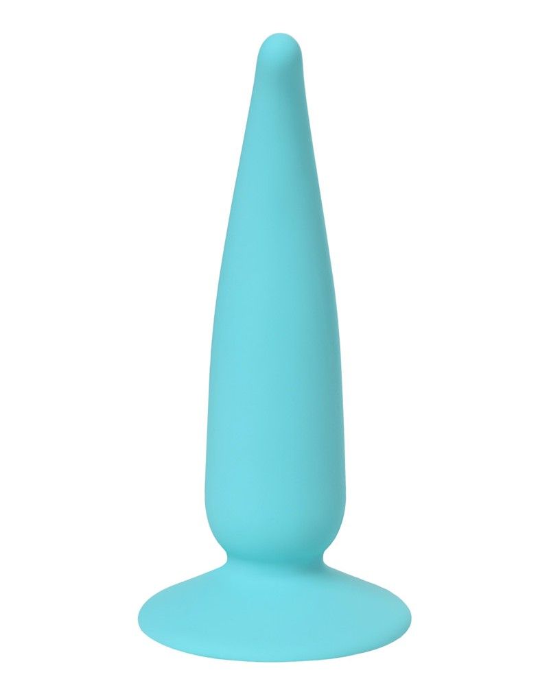 Suction cup allows hands free.
Material: Silicone
Total len... ToDo - Cappy Anal Plug - Blue photo-4
