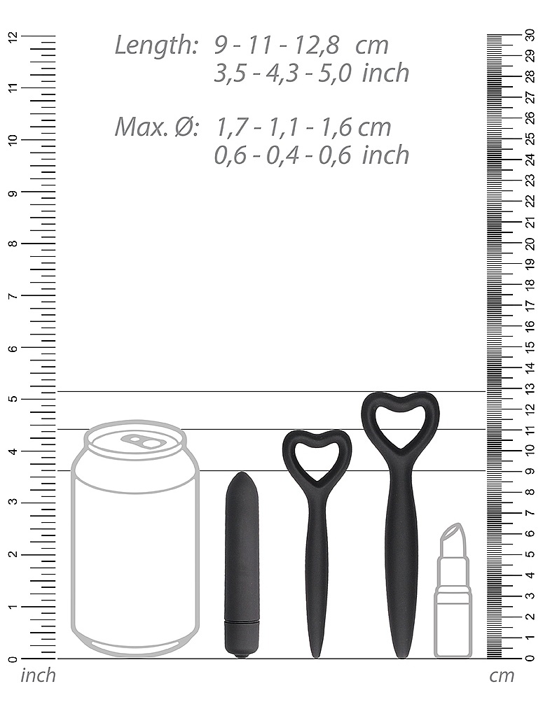 The use of a vaginal dilator is a recommended treatment to m... Ouch - Vaginal Dilator Set w Vibro Bullet photo-9