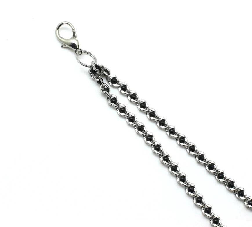 We made these beaded chains with clamps available for anyone... Liebe Seele - Nipple Clamps w Chain - Silver photo-2