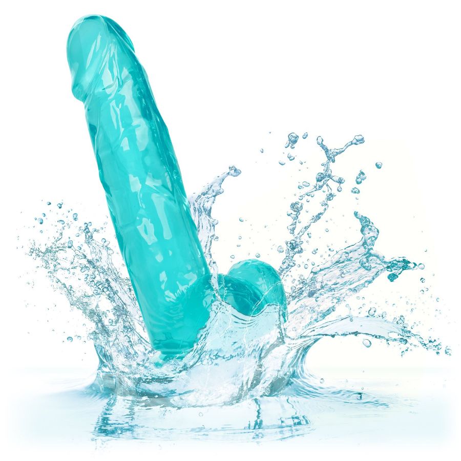 With a firm, life-like feel, you won't be able to distin... CEN - Size Queen 6" Dildo - Blue photo-8