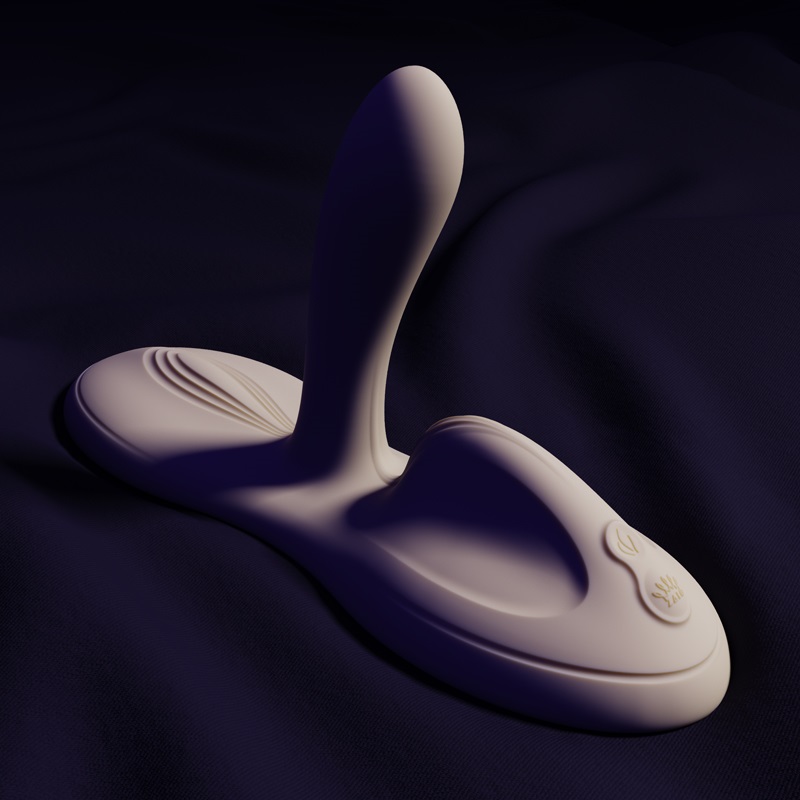 FLORA is a new hands-free sit-down massager launched in 2024... Zalo - Flora APP Vibro Pad - Velvet Purple photo-7