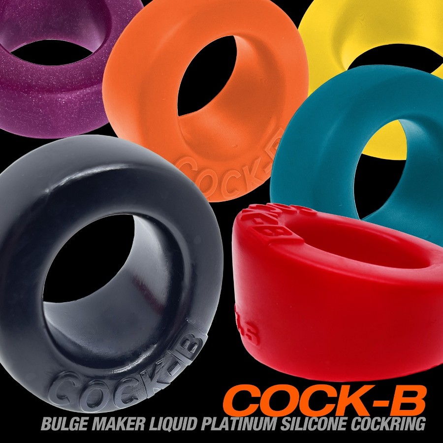 COCK-B is a lush, squishy-soft “padded” cockring that’s perf... Oxballs - Cock-B Bulge Cockring - Black photo-7