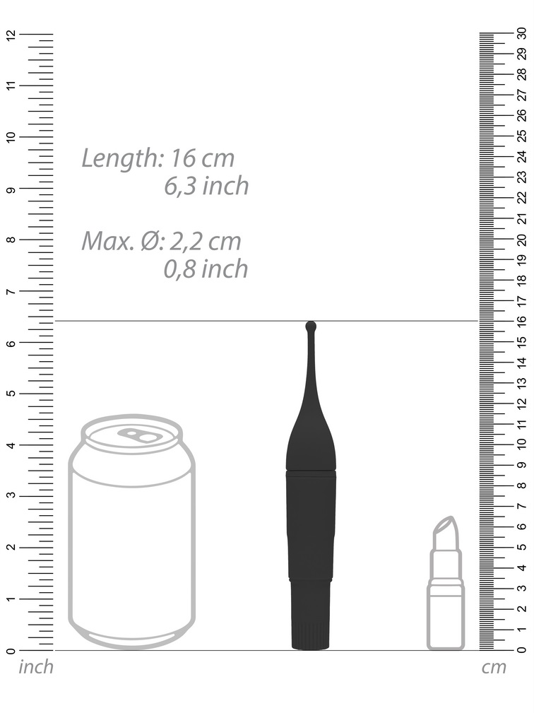 Hit your clit with pinpoint precision! This ergonomically de... GC - Pinpoint Clitoral Tickler - Black photo-5