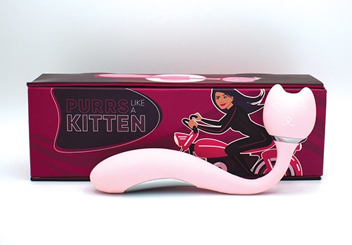 Natalie's Toy - Purrs Like a Kitten 猫猫震动棒 - 淡粉红色 照片