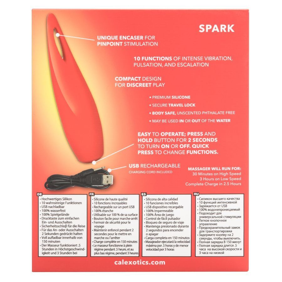CalExotics Red Hot Spark packs intense multi-function vibrat... CEN - Red Hot Spark Heat Vibe photo-11
