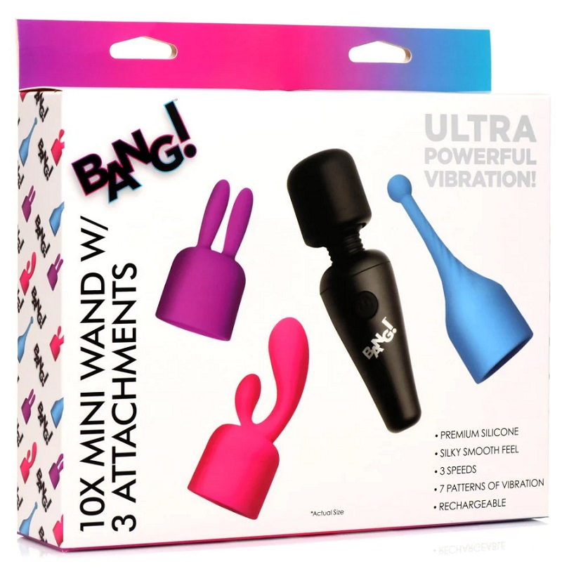 Try out this power packed wand with three different attachme... Bang! - Mini Wand w Attachments photo-7