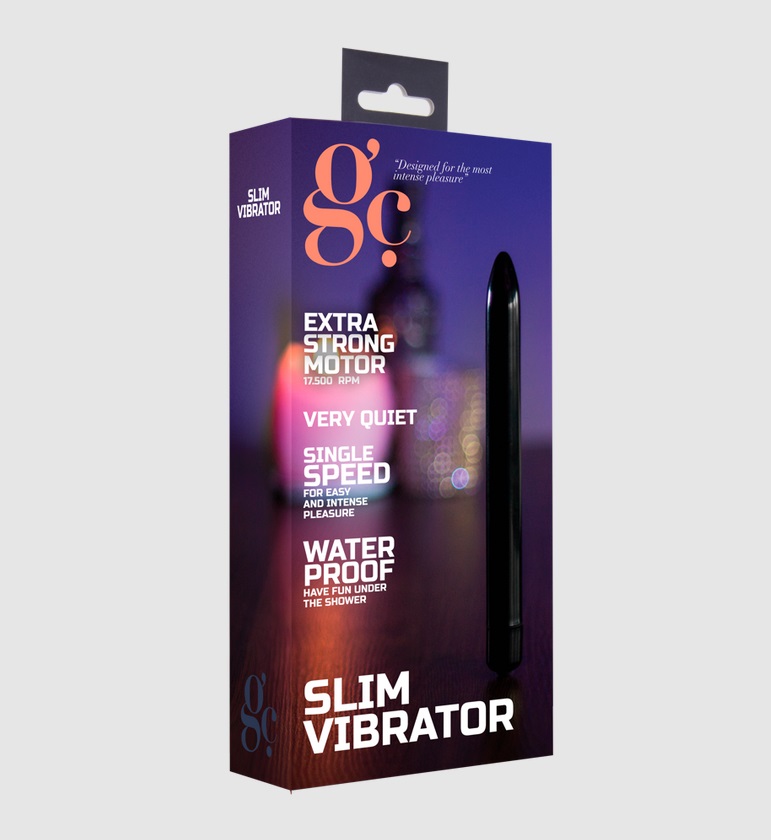This slim vibrator is the perfect vibrator for you to be abl... GC - Slim Bullet Vibrator - Black photo-2