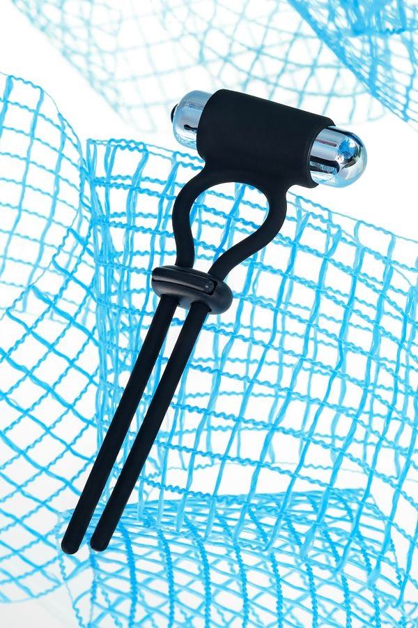 Pulling lasso will allow you to quickly achieve the desired ... A-Toys - Jet Vibro Lasso Ring - Black photo-6