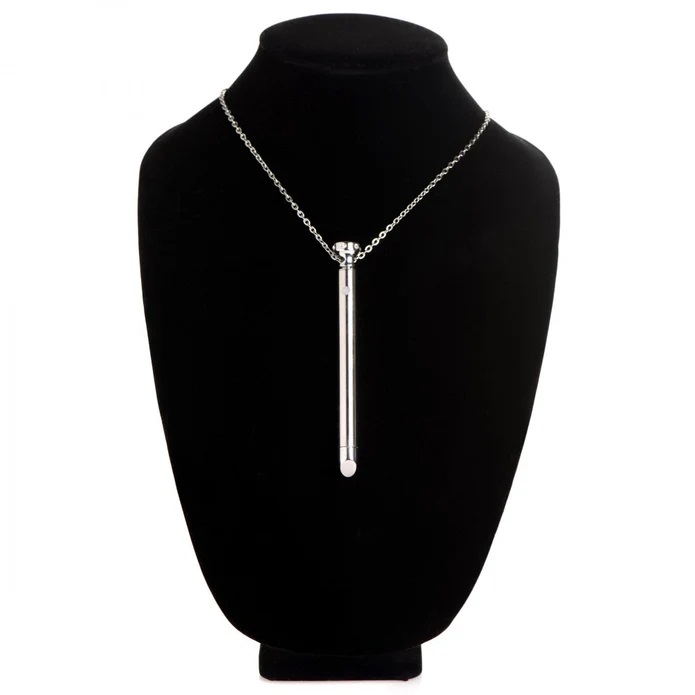 Dare to wear your favorite vibrator right around your neck! ... Charmed - 7X Vibro Necklace - Silver photo-6