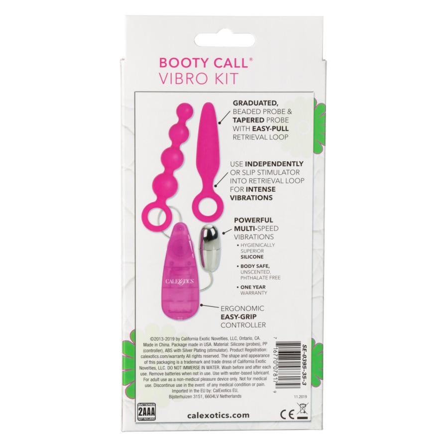 Get 3 toys in 1 and have triple the fun with the Booty Call ... CEN - Booty Call Booty Vibro Kit - Pink photo-13