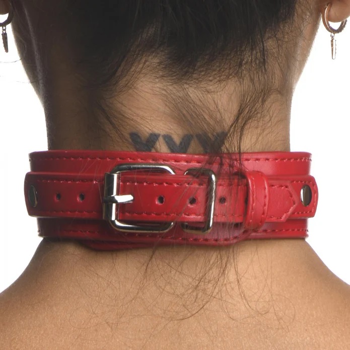 Show off your gorgeous body and share your flair for kink wi... Strict - Female Chest Harness - Red - M/L photo-5