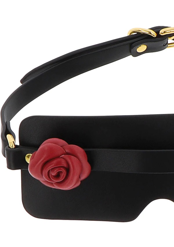 The TABOOM Wild Roses Mask is crafted to heighten your sense... Taboom - Wild Roses Eye Mask - Black photo-3