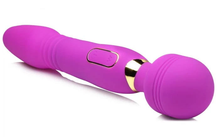 Give yourself the best pleasure both inside and out with thi... Wand Essentials - Ultra Thrust-Her Deluxe Massager - Purple photo-7