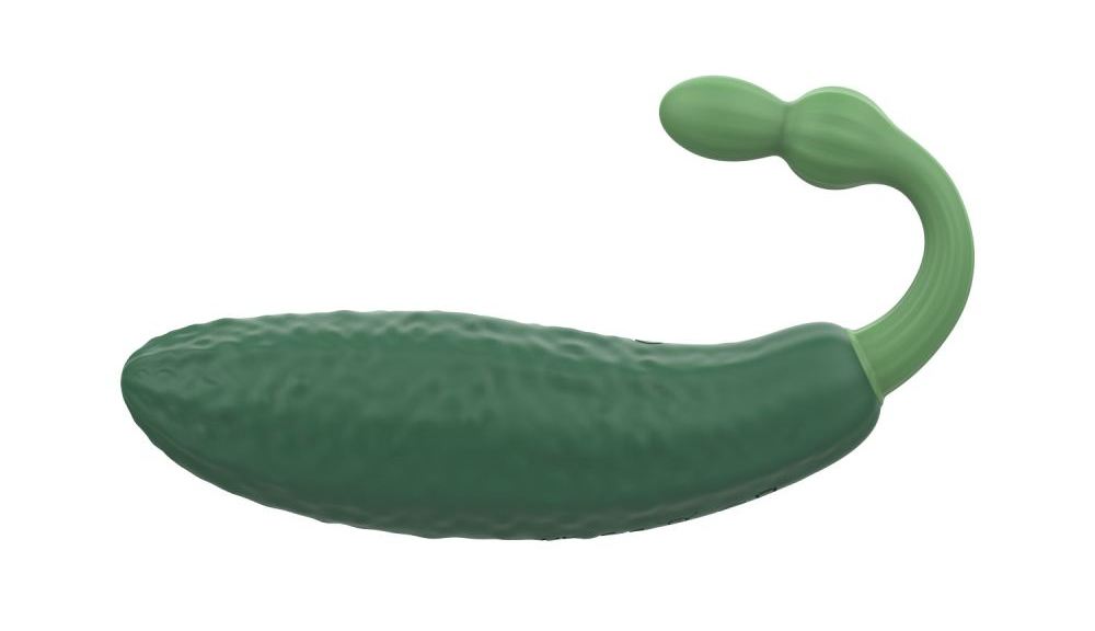 Olika - Cucumber Mini Vibrator - Green photo-4