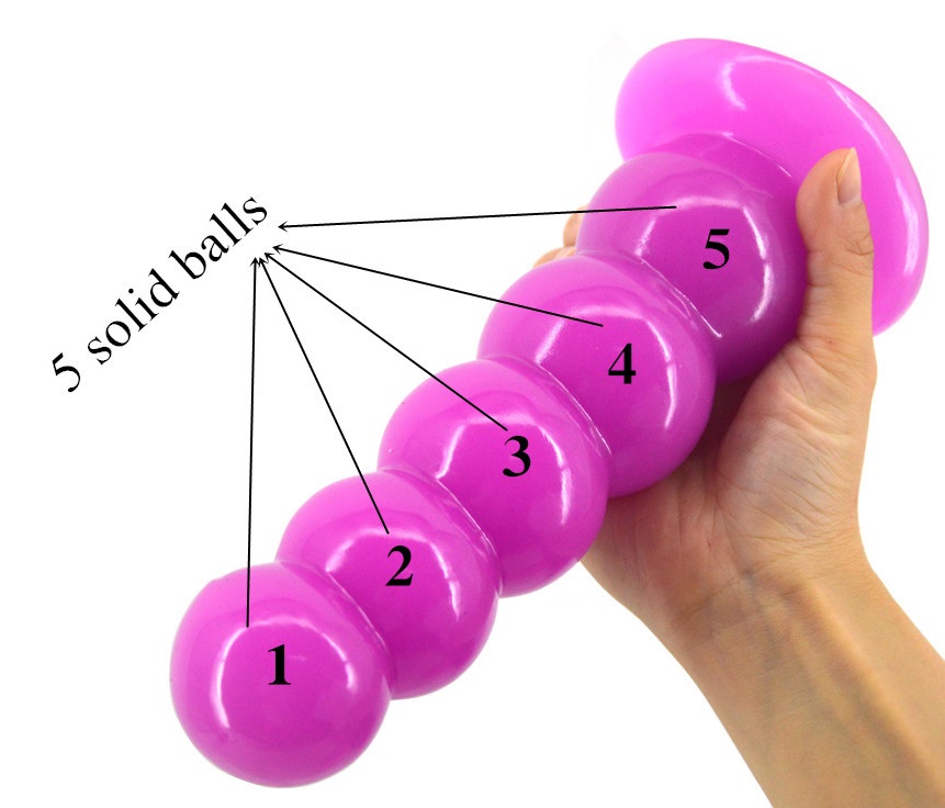 Flexible beads anal plug with suction cup
Material: PVC
Si... FAAK - Beads Anal Plug - Purple photo-6