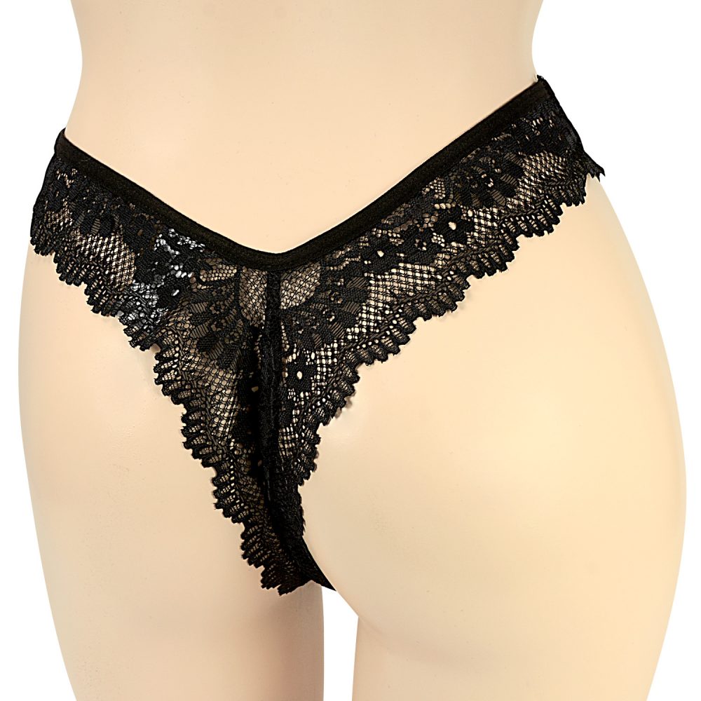 NPG - E114 Premium Lace Panties - Black photo-2