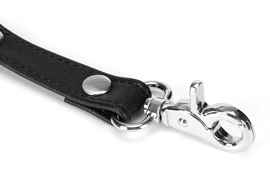 Eco-friendly material, composed of 50% recycled leather and ... Liebe Seele - Black Bond Hogtie photo-2