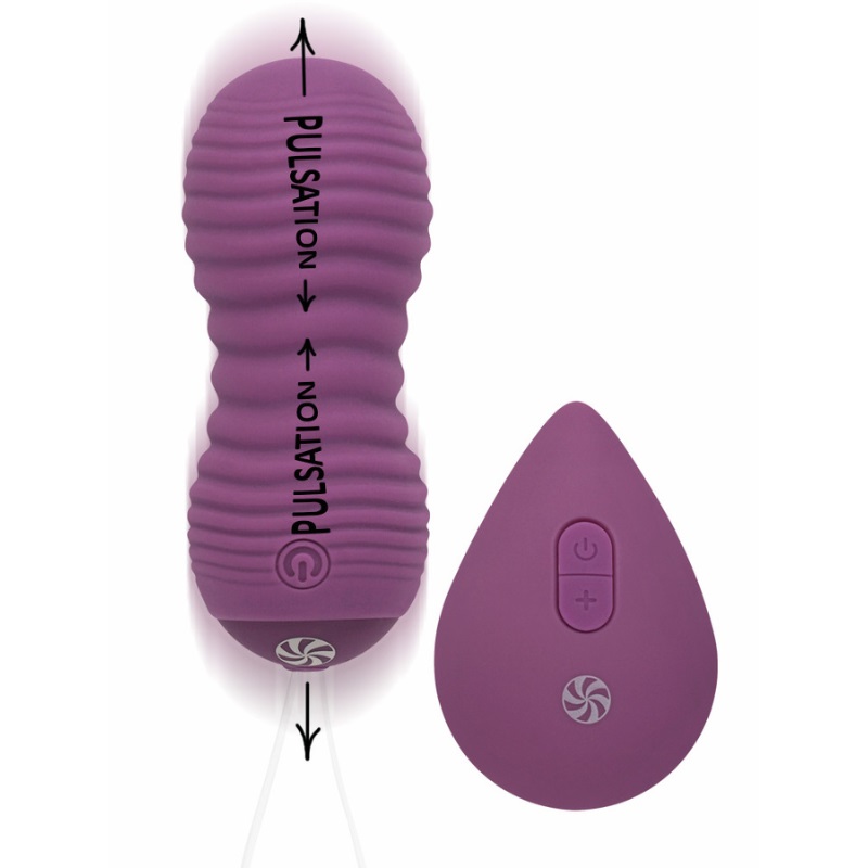 Era vibrating balls have 10 vibrating pulsation modes. The s... Lola Games - Take It Easy Era Pulsating Vibro Egg - Purple photo-2
