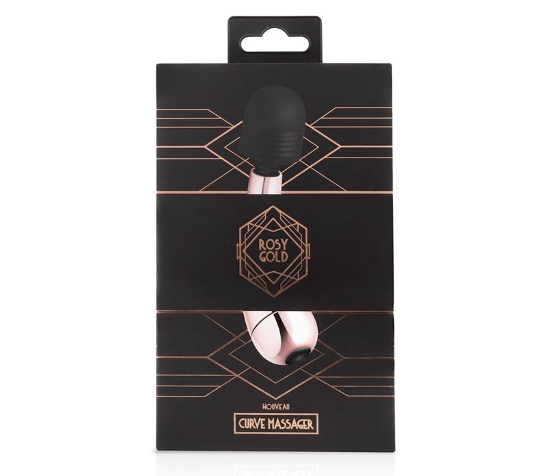 A wand vibrator is often too big or too heavy during use. Th... Rosy Gold - Nouveau Mini Curve Massager - Pink photo-7