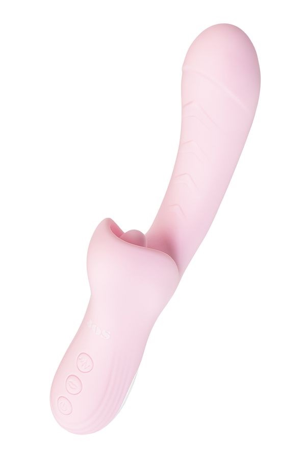 Rabbit vibrator Orali with tongue. The graceful curve of the... JOS - Orali Rabbit Vibrator - Pink photo-7