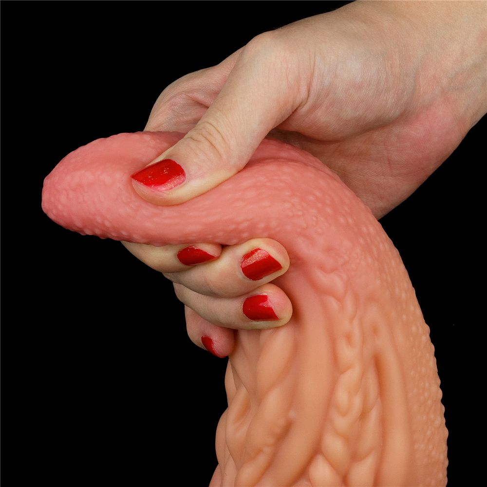 Built to deliver the most lifelike satisfaction, Love Toy du... Lovetoy - 10'' Dual Layered King Sized Tongue photo-8