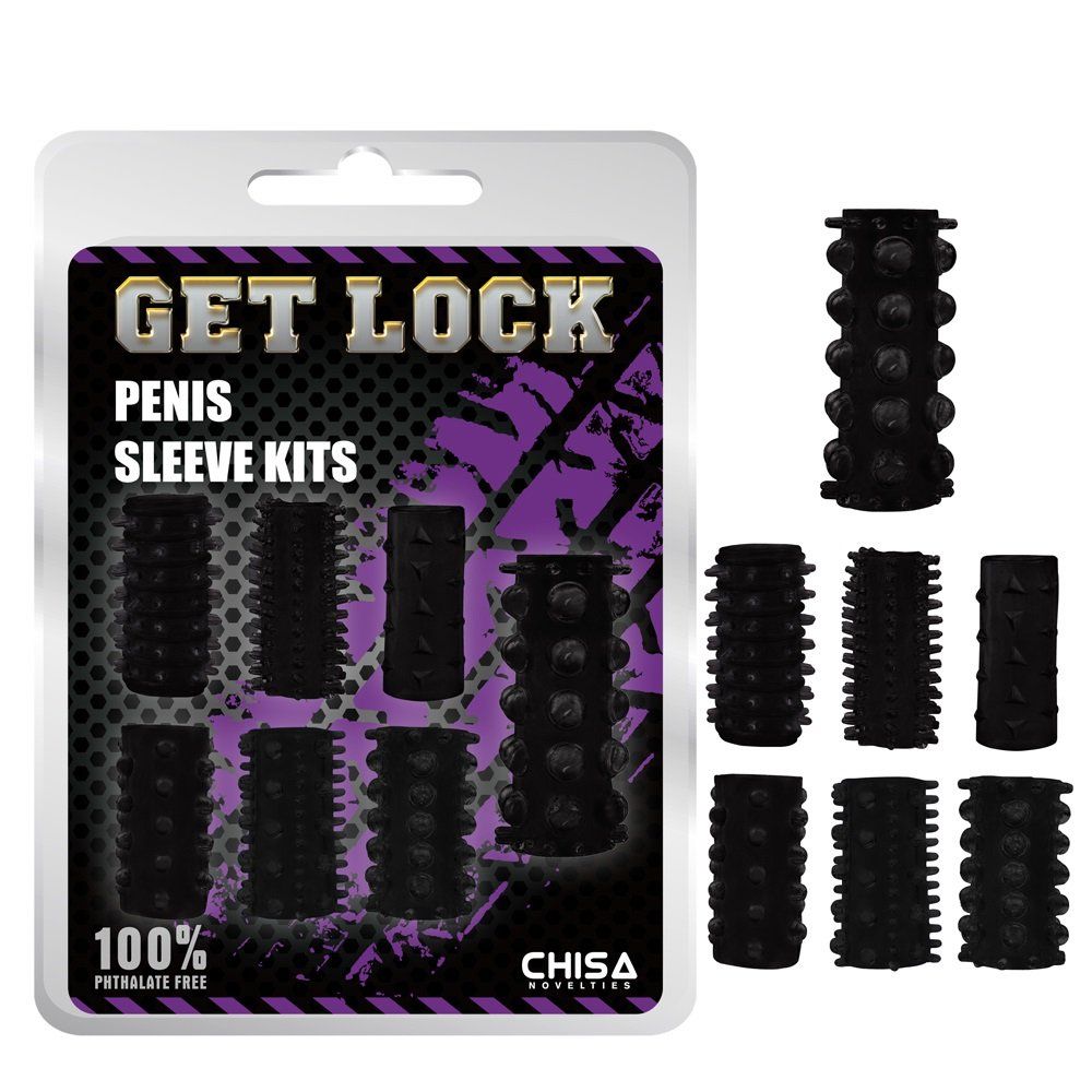 Material:TPE
Product Size:6.8cm . Φ1.8cm&4.3cm . Φ1.4cm
Prod... Chisa - Penis Sleeve Kits - Black photo-3