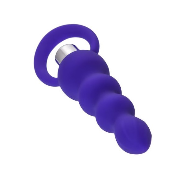 A miniature size suits a novice even. Beaded tip provides a ... ToDo - Twisty Vibro Plug - Purple photo-4