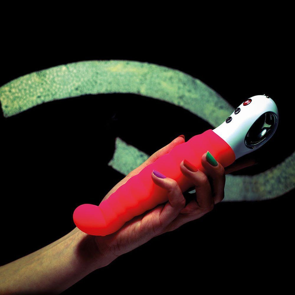 This Toy is not Joke.
With its friendly, playful appearanc... Fun Factory - G5 Der Vibe Patchy Paul - Neon Orange photo-8