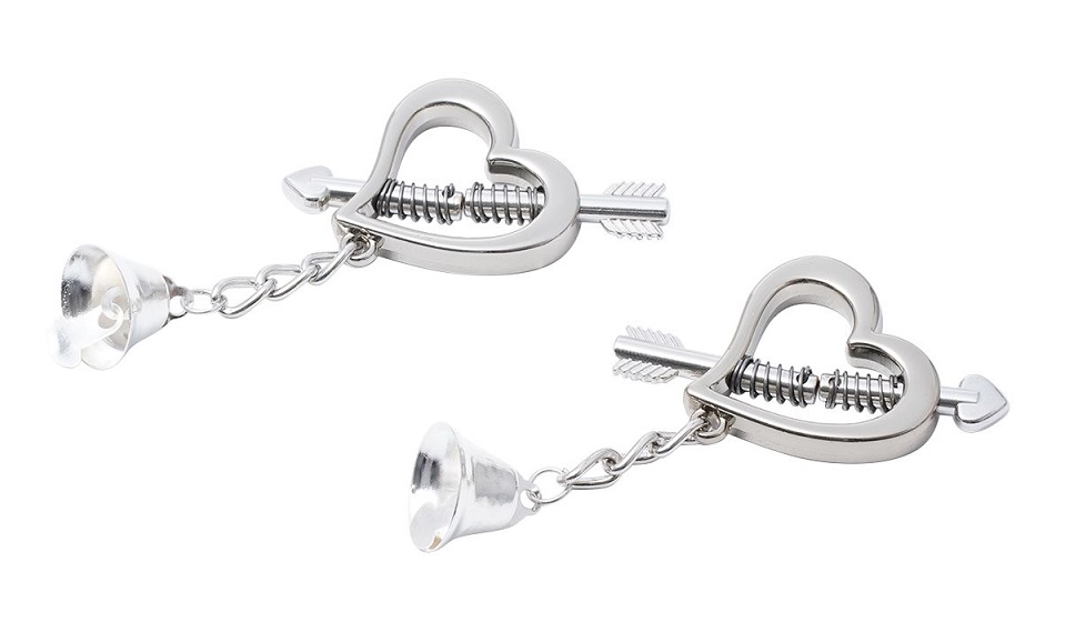 Introducing Heart Shaped Spring Nipple Clamps, a charming ad... Kiotos - Heart Nipple Clamps photo-4