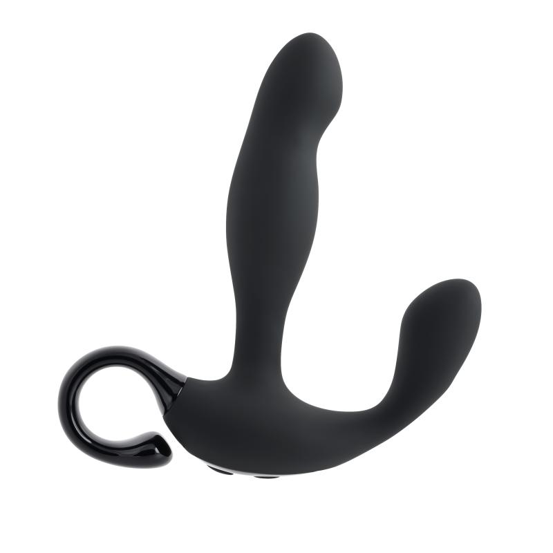 The intriguing design of this prostate stimulator will amaze... Playboy - Come Hither Prostate Massager - Black photo-3