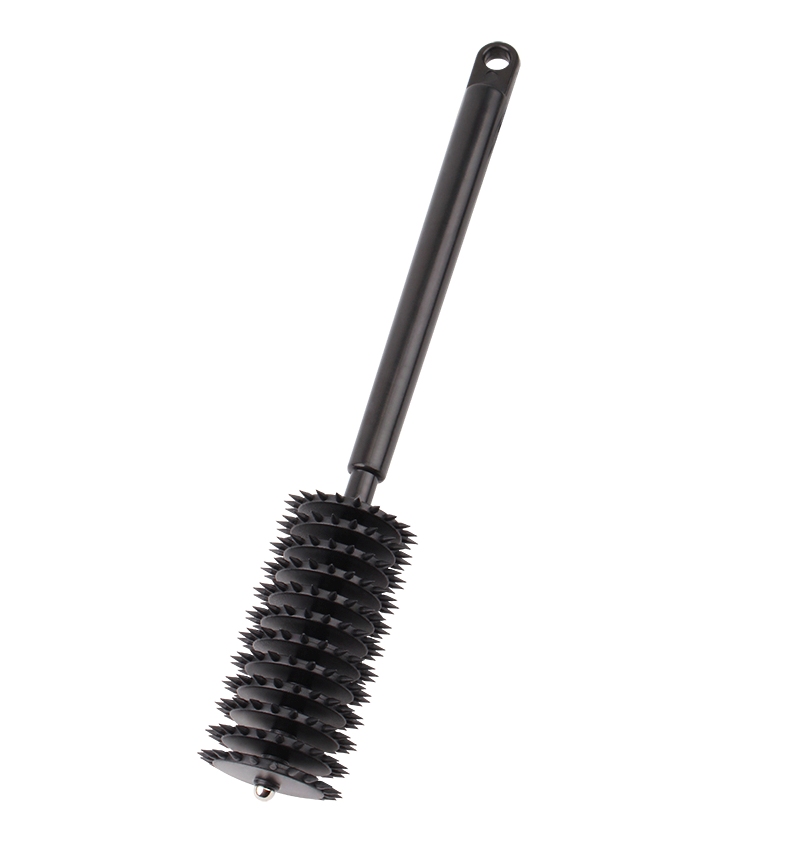 Stimulating Pinwheel With Sharp Rollers, Great In Combinatio... Chisa - 12 Row Spiky Pinwheel - Black photo-3
