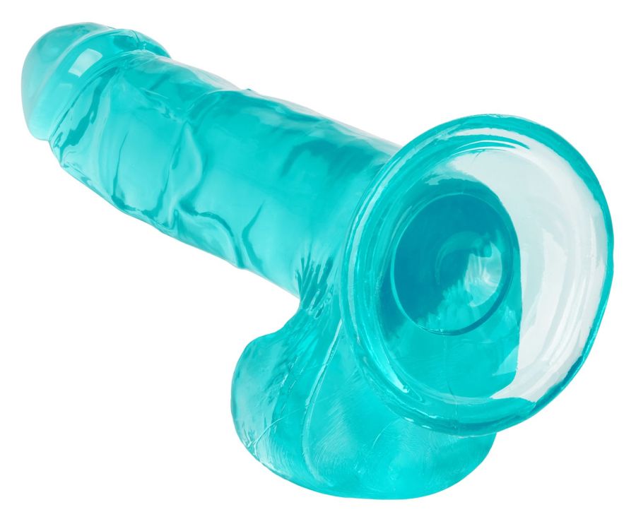 With a firm, life-like feel, you won't be able to distin... CEN - Size Queen 6" Dildo - Blue photo-7