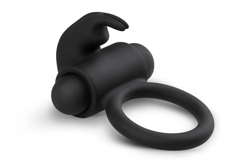 Enjoy extra stimulation together with your partner with the ... Easytoys - Bunny Vibe Ring - Black photo-3