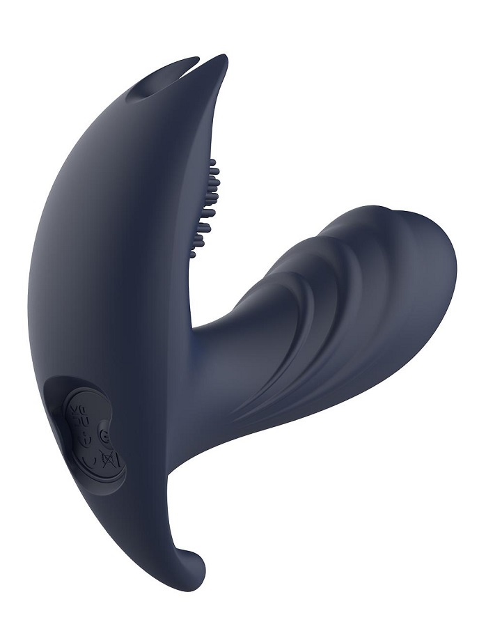 Reach for the stars with the Atomic prostate massager from t... Dreamtoys - Atomic Prostate Massager w Remote - Blue photo-4