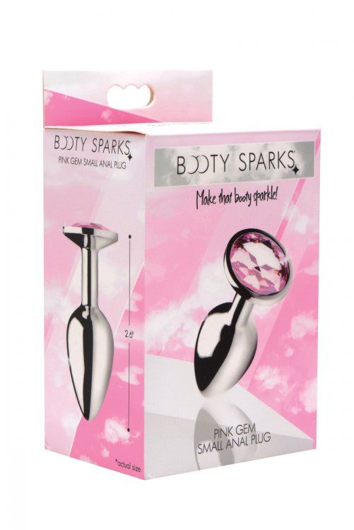 Spark your desire for decadent anal play with this beautiful... Booty Sparks - Gem Anal Plug S-size - Pink photo-4
