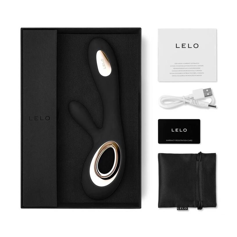 SORAYA WAVE is the world’s most luxurious rabbit massager of... Lelo - Soraya Wave Rabbit Vibrator - Black photo-11