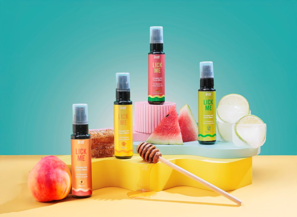 This exquisite edible gel has been carefully formulated to a... INTT - Lick Me Warm Kissable Gel - Honey - 50ml photo-5