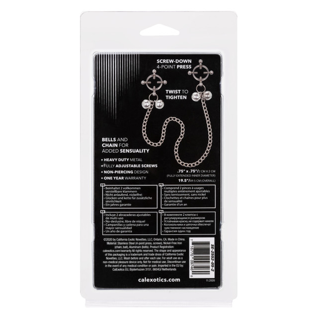 Add some fun to your sex life with the Nipple Grips 4-Point ... CEN - 4 Point Nipple Grips w Bells photo-6