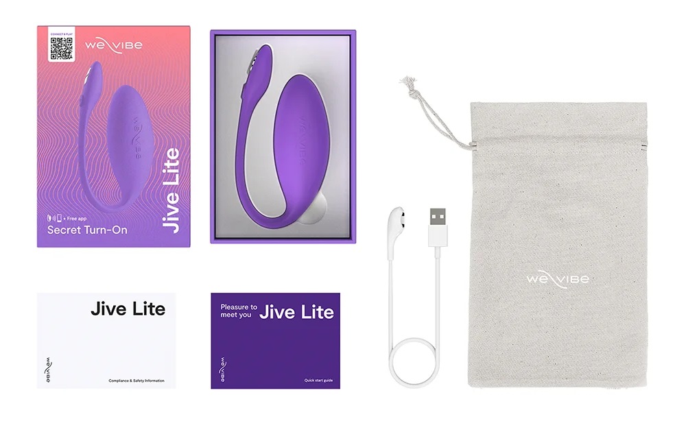 Jive Lite is your little secret - a discreet vibrating egg t... We-Vibe - Jive Lite - Purple photo-11