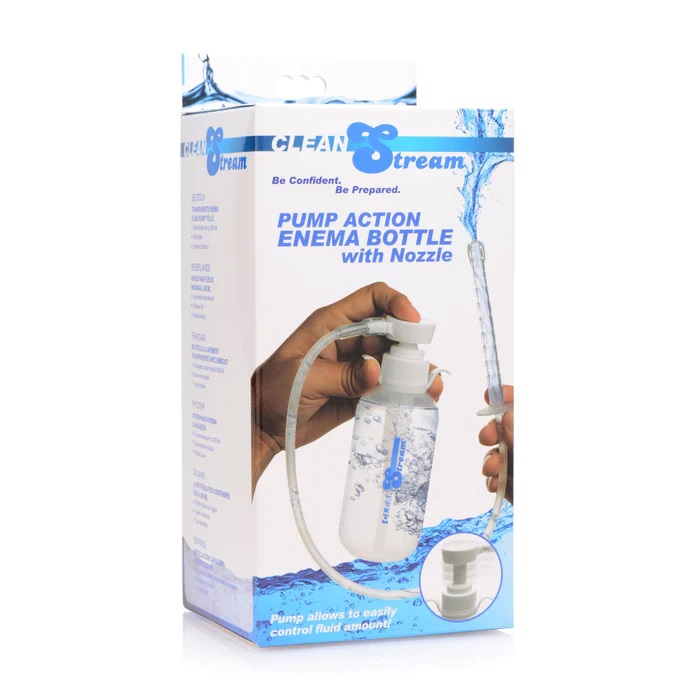 Deliver your own enema with ease and convenience! This anal ... CleanStream - Pump Action Enema Bottle photo-5