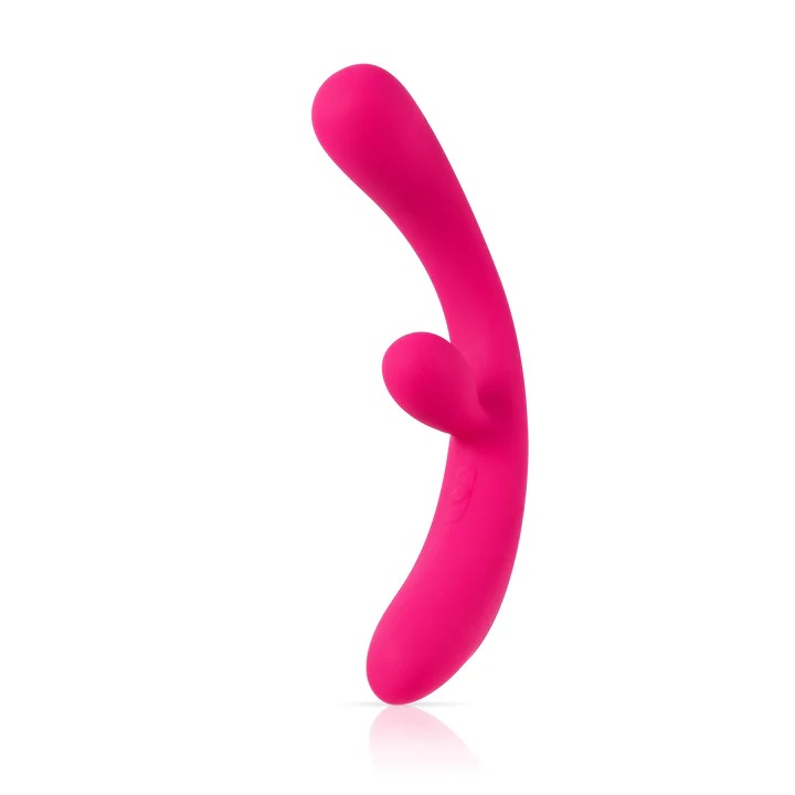 The unique, spring-like, curved design of the Reflexx Rabbit... JimmyJane - Reflexx Rabbit 3 Vibrator - Red photo-4