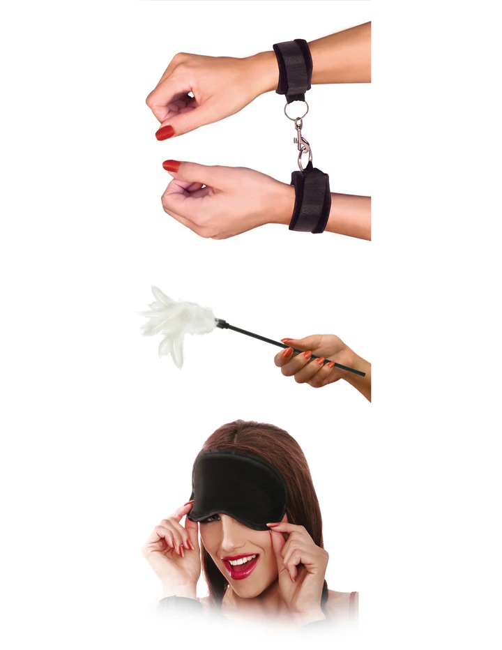 Share a little fantasy with your lover using Sensual Seducti... Fetish Fantasy - Sensual Seduction BDSM Kit - Black photo-2