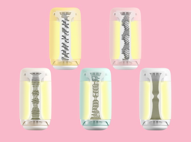 A new variation using the softest gel in TENGA history joins... Tenga - Puffy Balls - Strawberry Pink photo-10