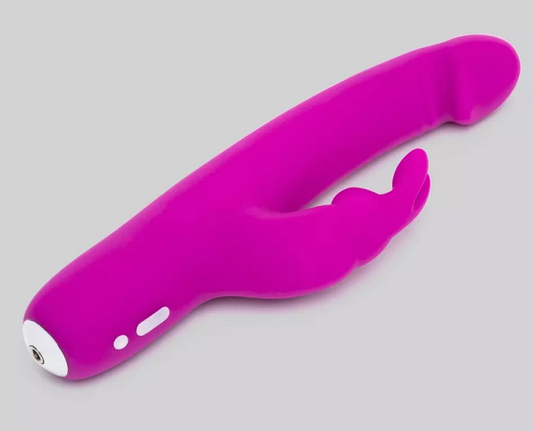 Introducing the happy rabbit Realistic vibrator, in a new, s... Happy Rabbit - Slimline Realistic Rabbit Vibrator - Purple photo-3